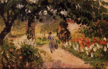 カミーユ・ピサロ Painting - エラニーの庭園 1899年 カミーユ・ピサロ